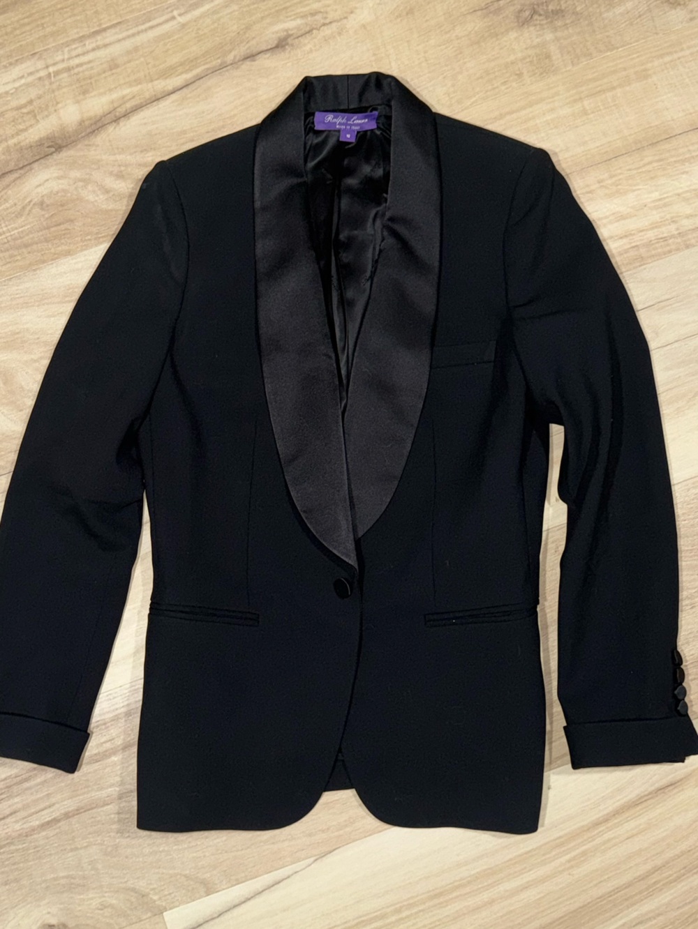 Ralph Lauren Black Women's Dress Jacket with Purple Label